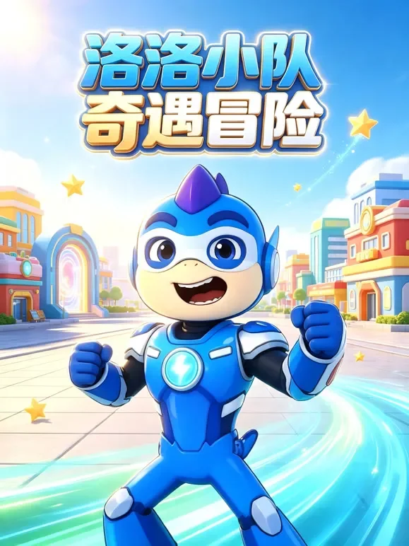 洛洛小队奇遇冒险动漫海报