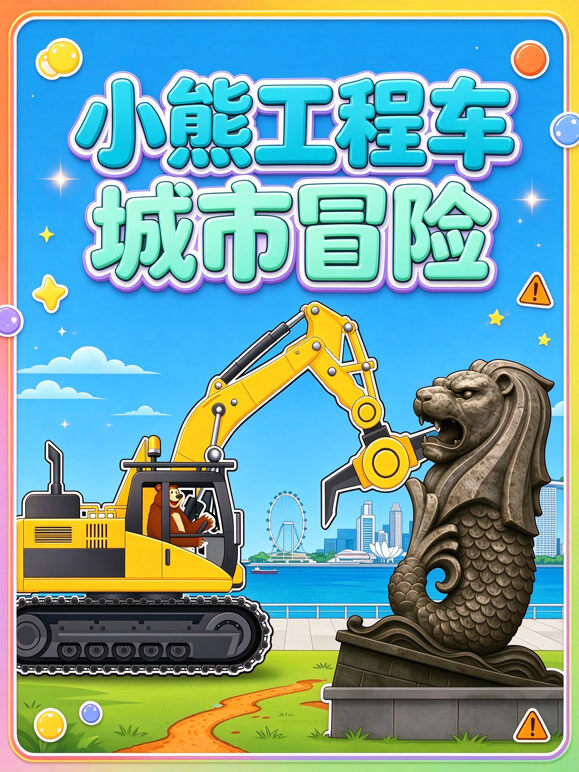 小熊工程车城市冒险