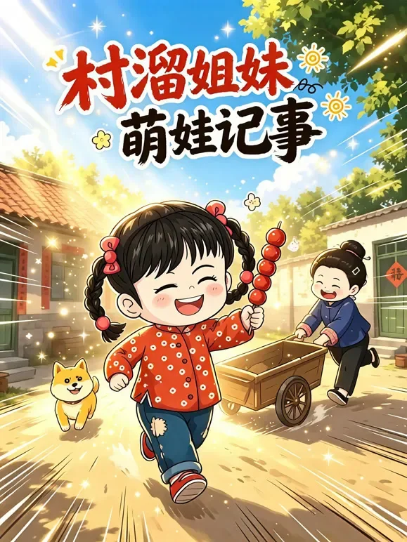 村溜姐妹萌娃记事动漫海报