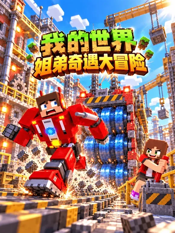 我的世界姐弟奇遇大冒险动漫海报