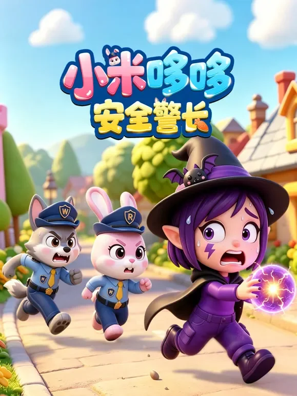 小米哆哆安全警长动漫海报