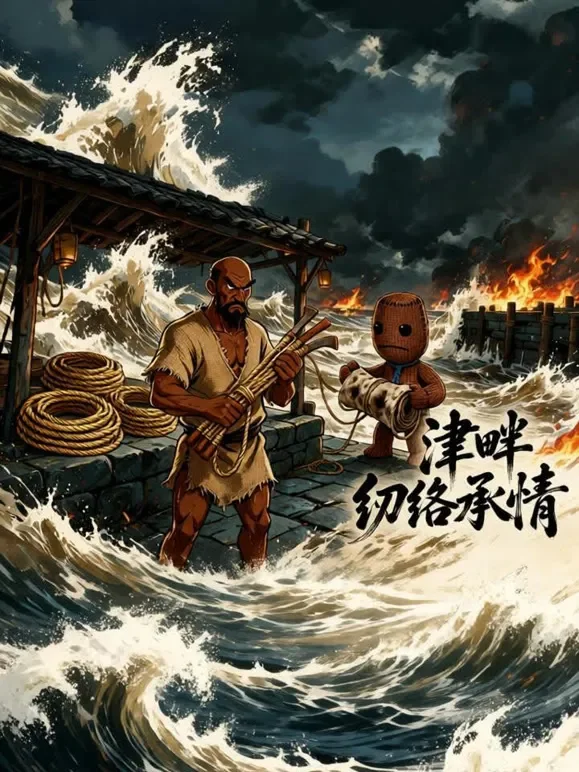 津畔纫络承情动漫海报