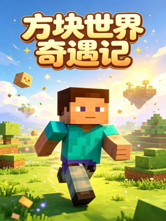 方块世界奇遇记动漫海报