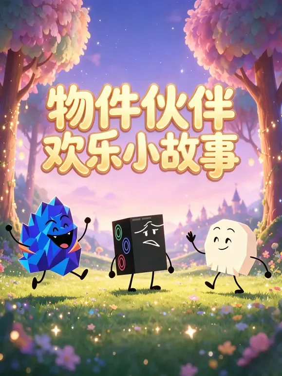 物件伙伴欢乐小故事动漫海报