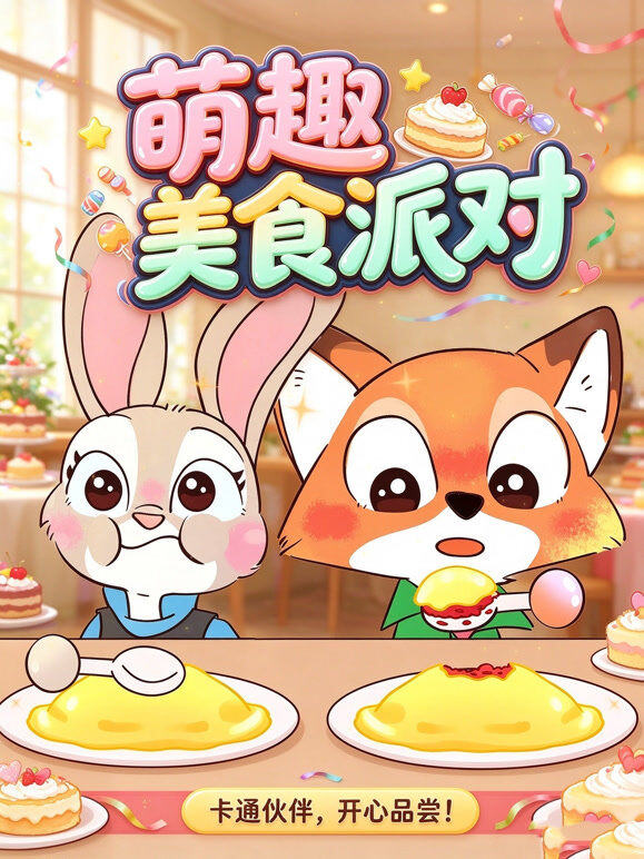 萌趣美食派对