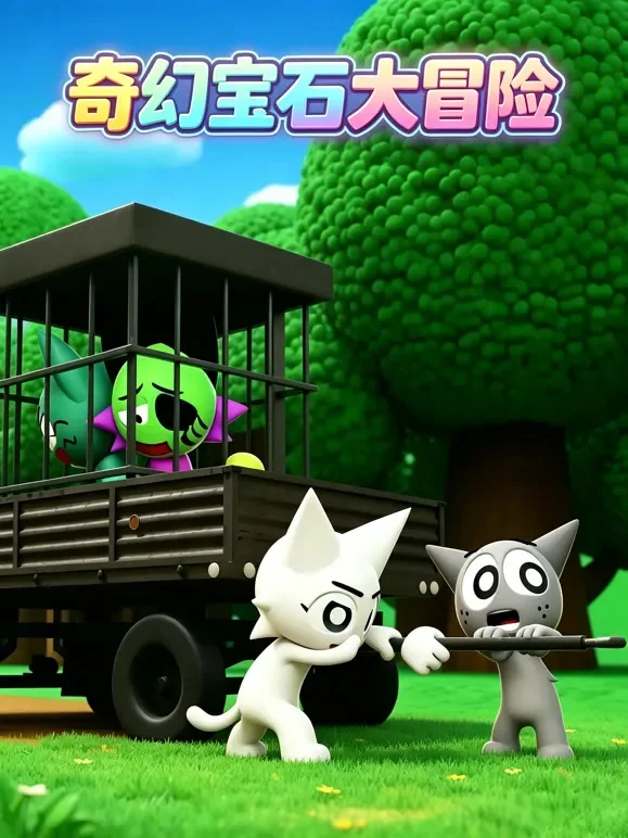 奇幻宝石大冒险动漫海报