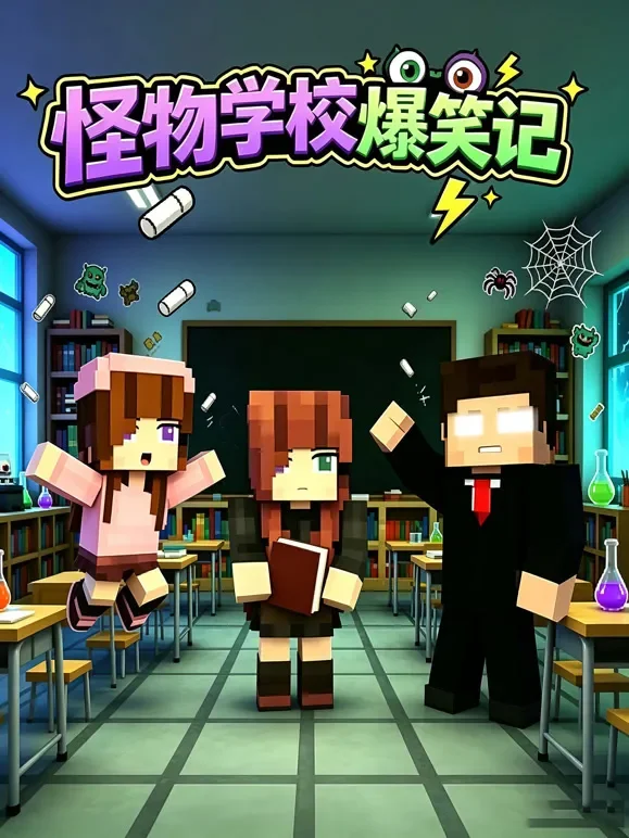 怪物学校爆笑记动漫海报