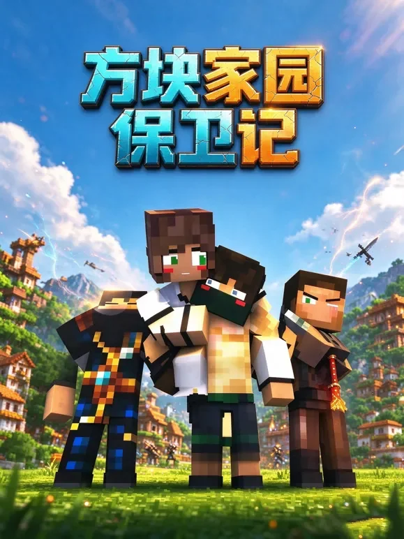 方块家园保卫记动漫海报