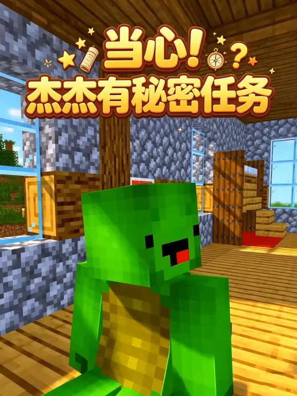 当心！杰杰有秘密任务动漫海报
