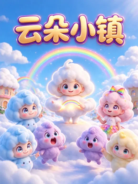 云朵小镇动漫海报