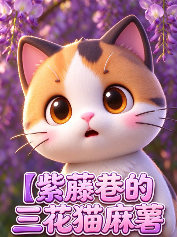 紫藤巷的三花猫麻薯