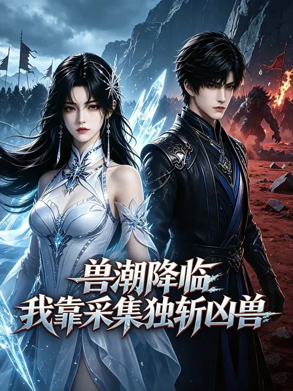兽潮降临，我靠采集独斩凶兽动漫海报