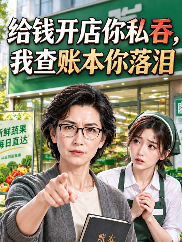 给钱开店你私吞，我查账本你落泪