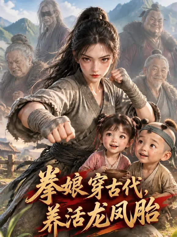 拳娘穿古代，养活龙凤胎动漫海报
