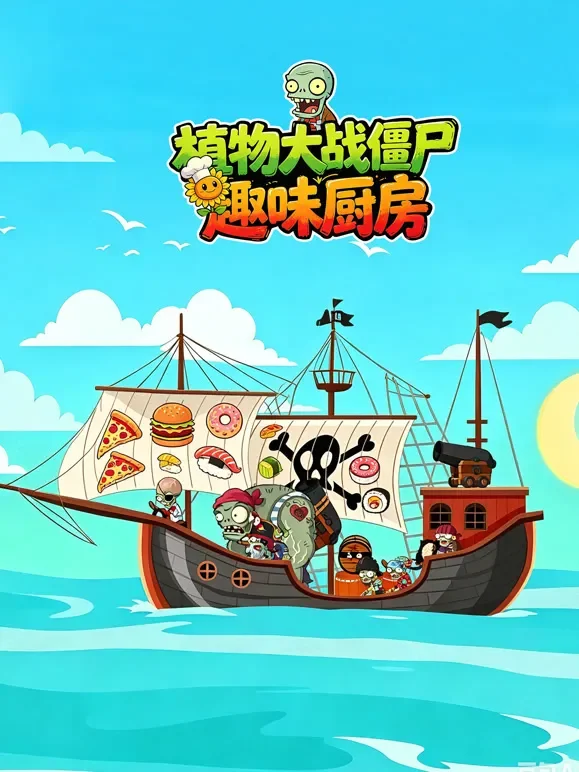 植物大战僵尸趣味厨房动漫海报