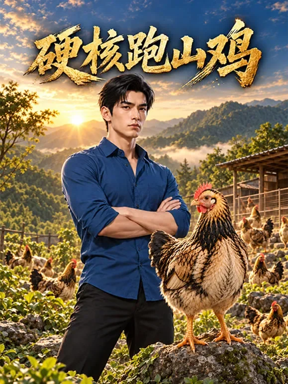 硬核跑山鸡动漫海报