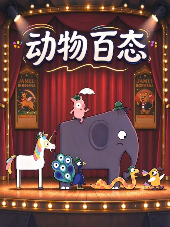 动物百态动漫海报
