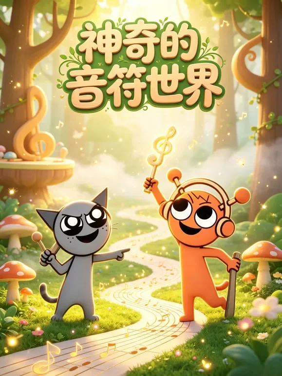 神奇的音符世界动漫海报