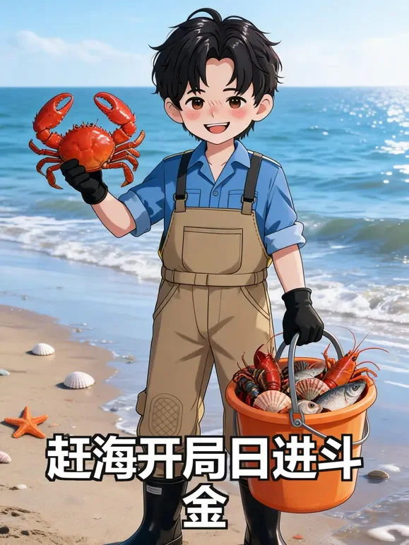 赶海开局日进斗金动漫海报