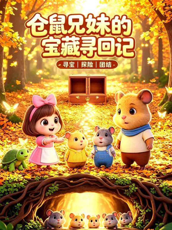 仓鼠兄妹的宝藏寻回记动漫海报