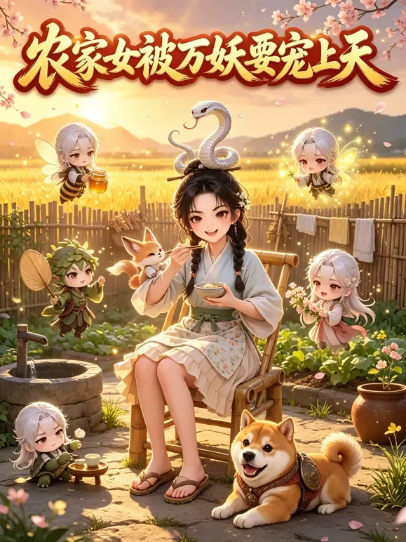 农家女被万妖要宠上天动漫海报