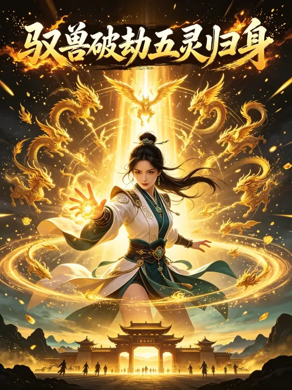 驭兽破劫五灵归身动漫海报