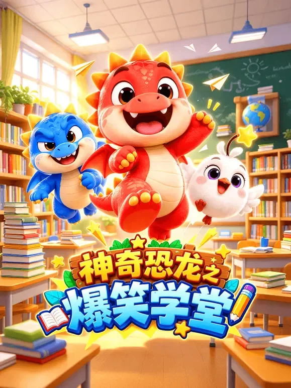 神奇恐龙之爆笑学堂动漫海报