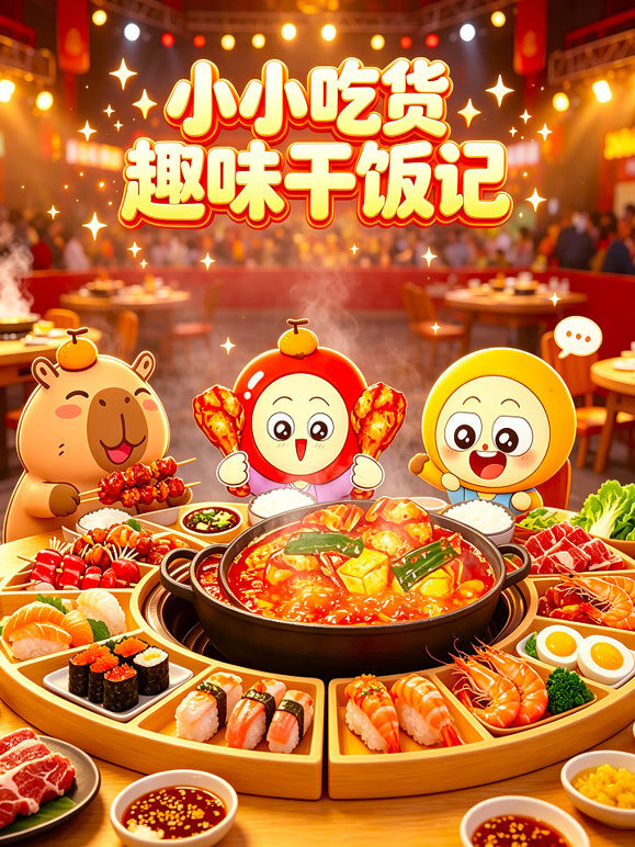 小小吃货趣味干饭记