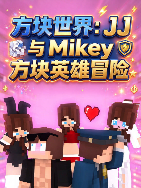 方块世界：JJ 与 Mikey 方块英雄冒险