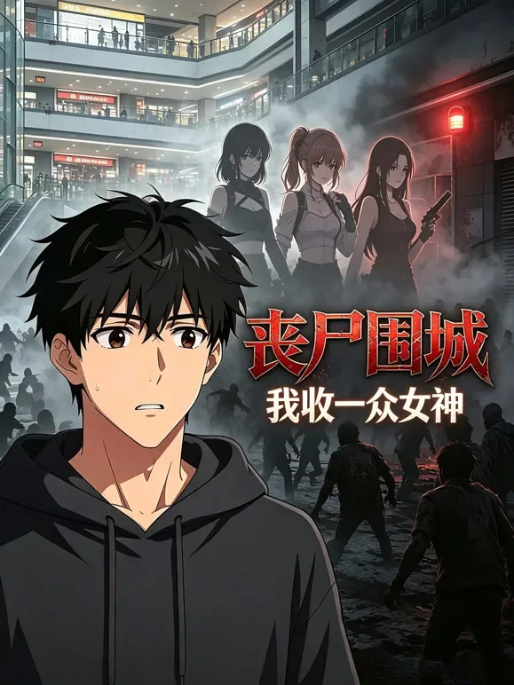 丧尸围城，我收一众女神动漫海报