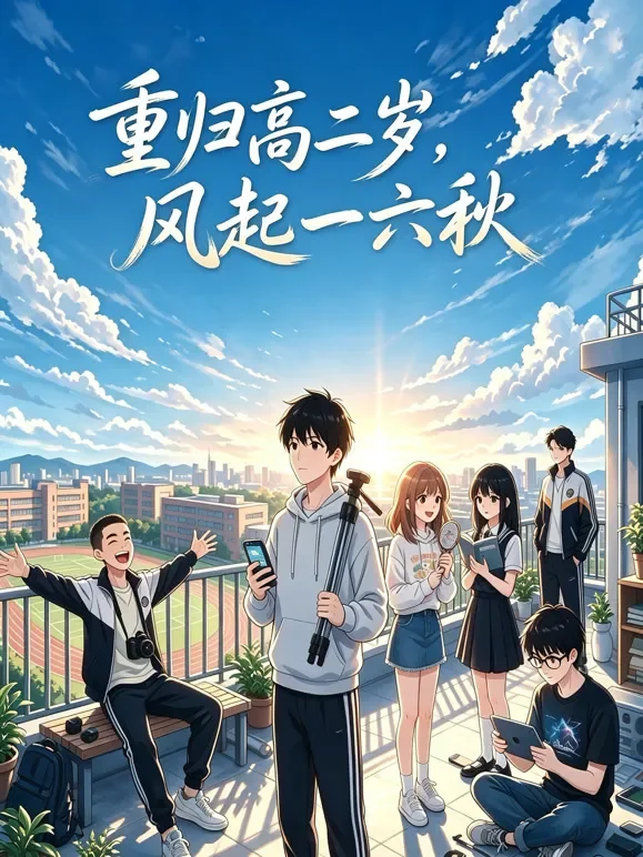 重归高二岁，风起一六秋动漫海报