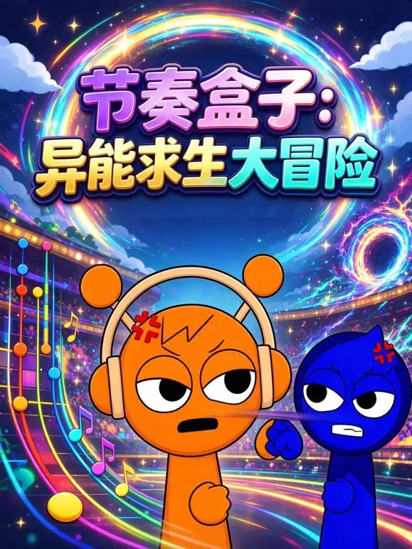 节奏盒子：异能求生大冒险动漫海报