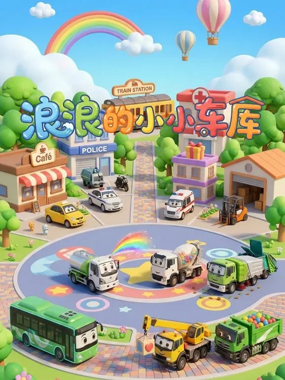 浪浪的小小车库动漫海报