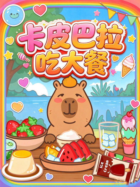卡皮巴拉吃大餐