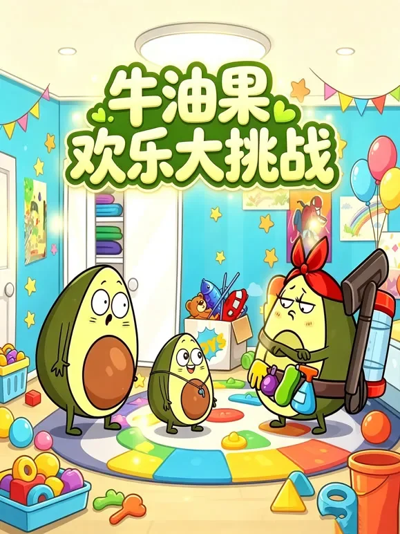 牛油果欢乐大挑战动漫海报