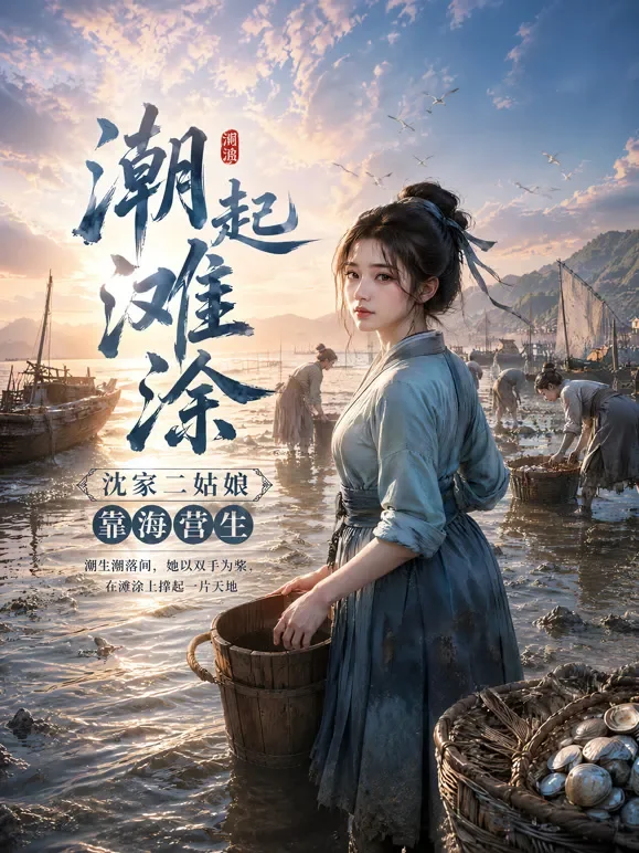 潮起滩涂：沈家二姑娘靠海营生动漫海报