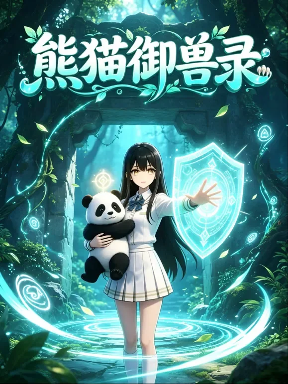 熊猫御兽录动漫海报