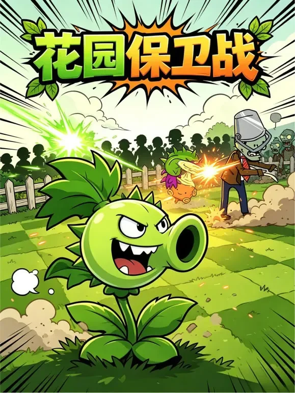 花园保卫战动漫海报