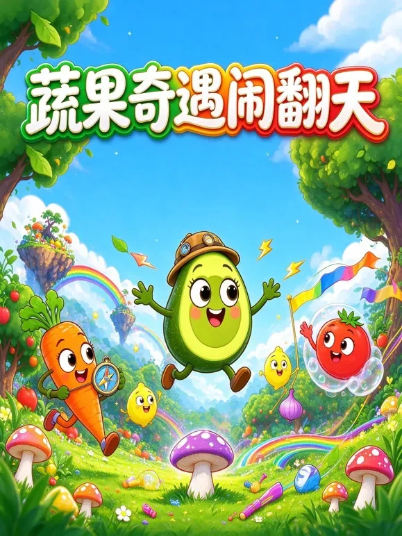 蔬果奇遇闹翻天动漫海报