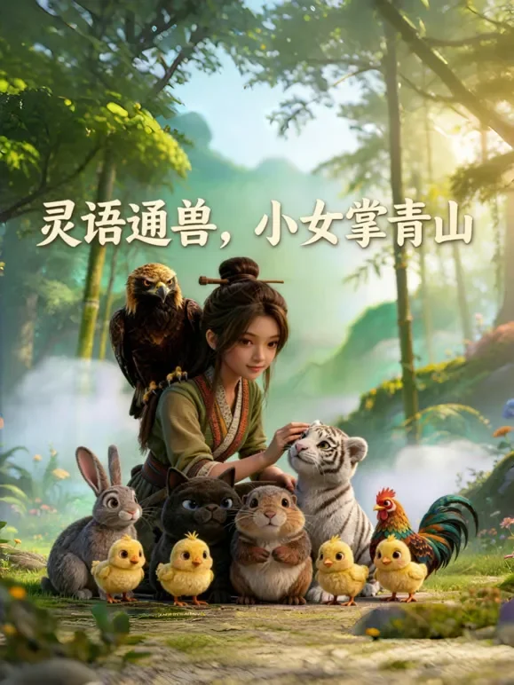 灵语通兽，小女掌青山动漫海报