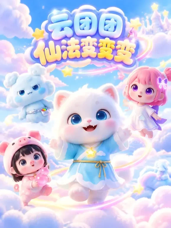 云团团仙法变变变动漫海报