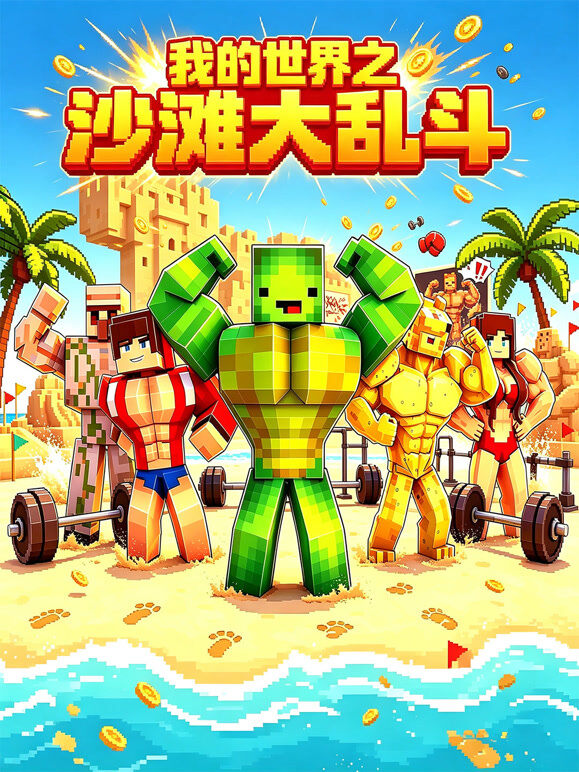 我的世界之沙滩大乱斗