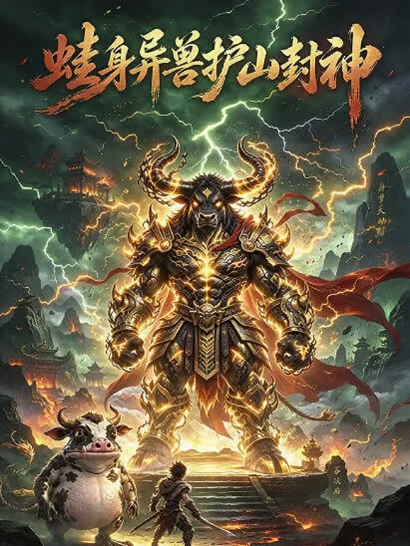 蛙身异兽护山封神动漫海报