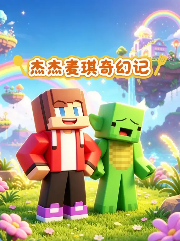 杰杰与麦琪的奇幻记动漫海报