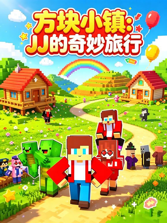 方块小镇：JJ 的奇妙旅行