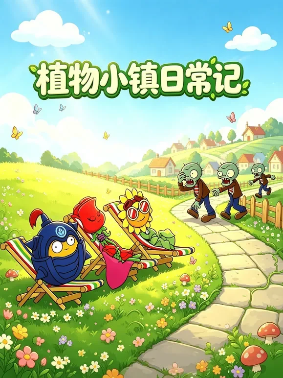 植物小镇日常记动漫海报