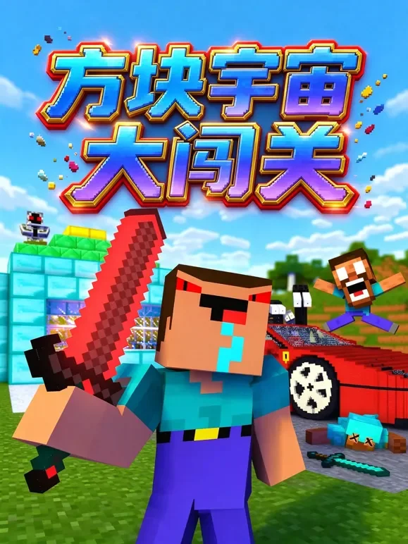 方块宇宙大闯关动漫海报