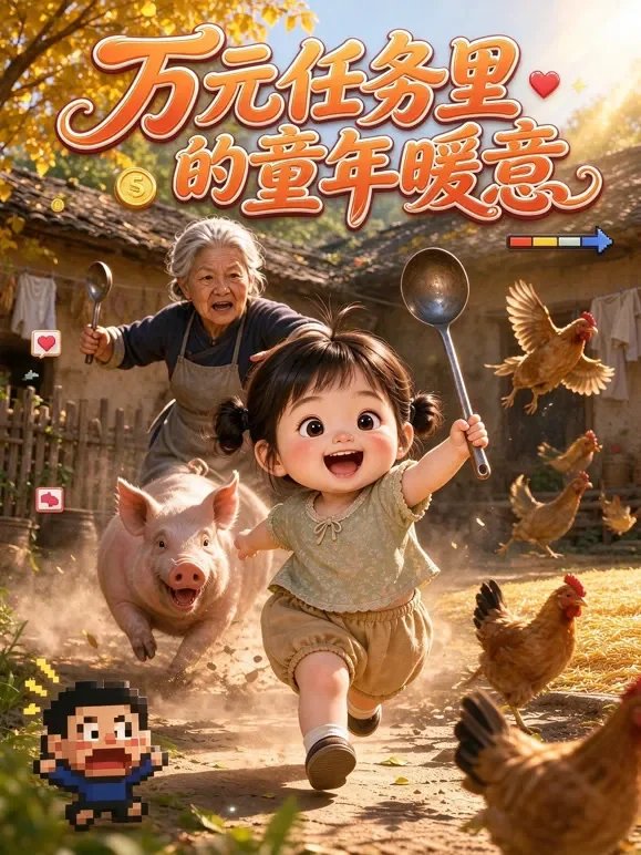 万元任务里的童年暖意动漫海报