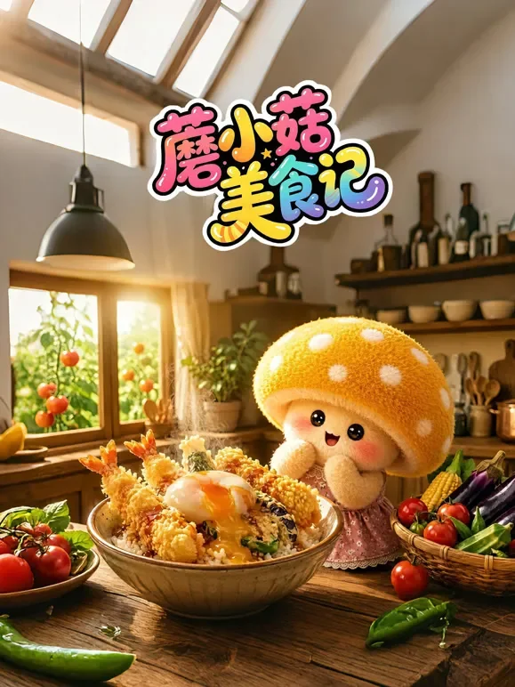 蘑小菇美食记动漫海报