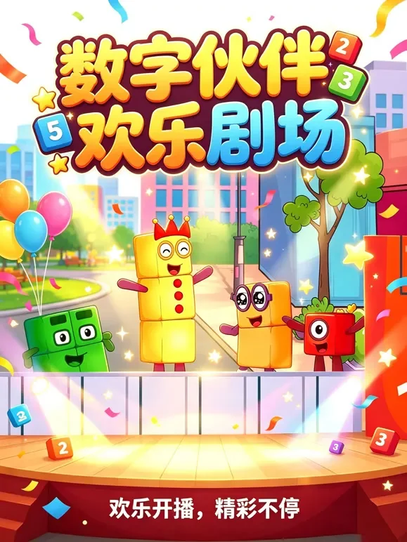 数字伙伴欢乐剧场动漫海报